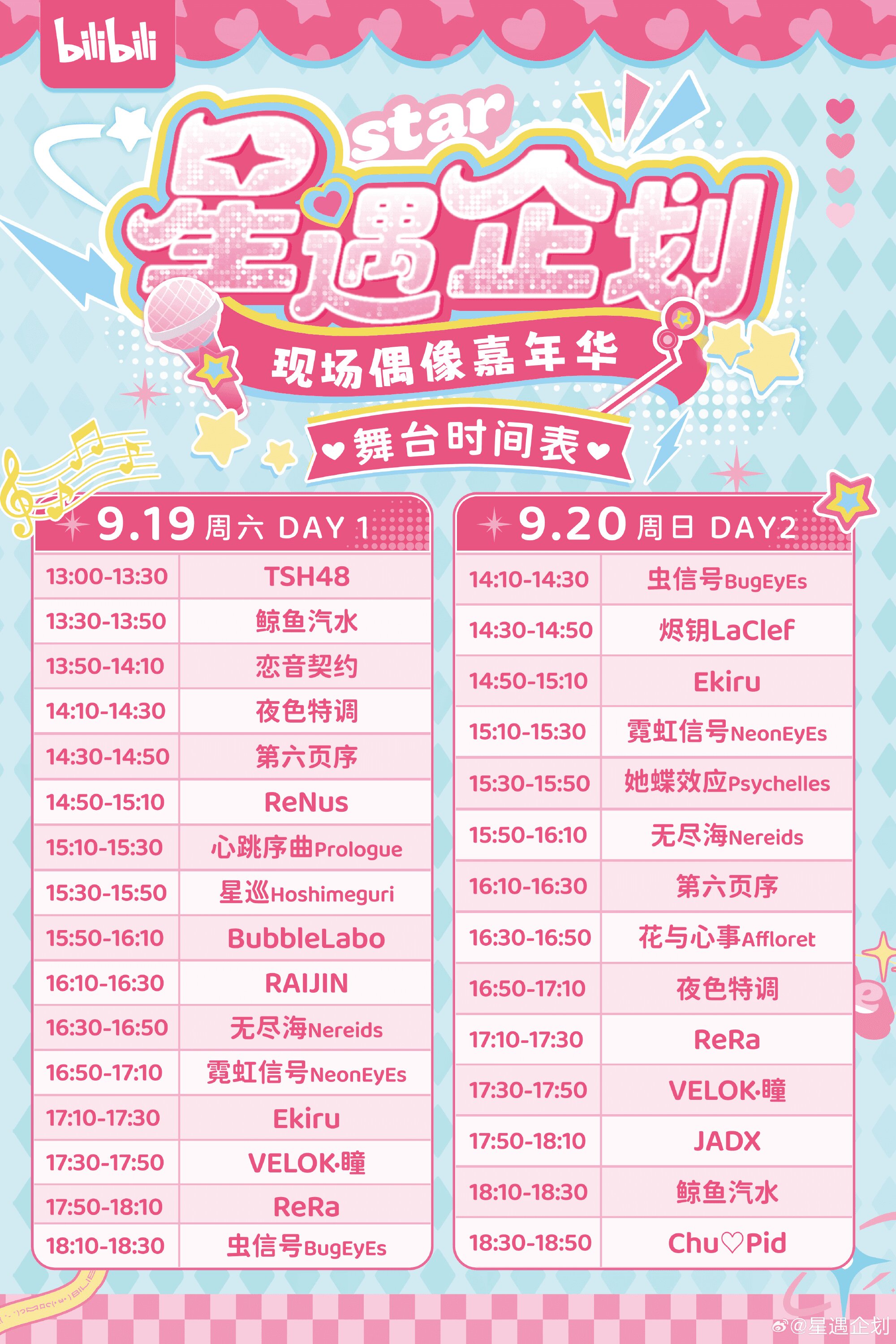 星遇企划｜偶像新章大典图片 2